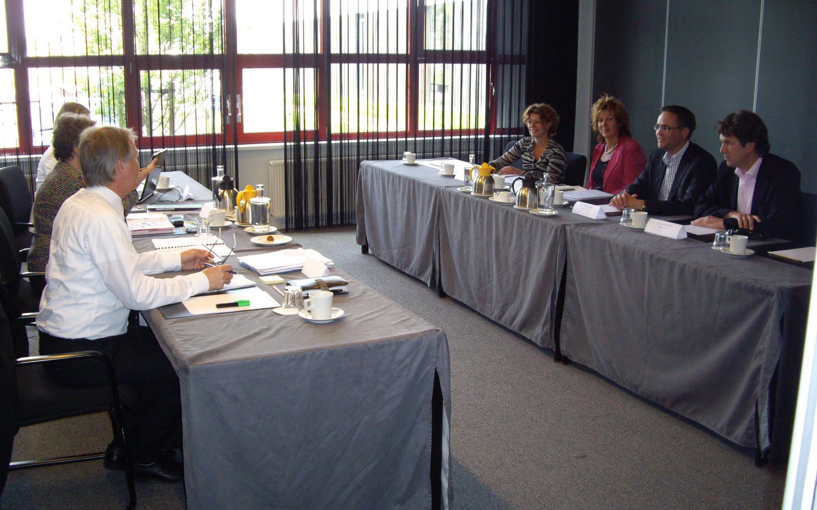 Accreditation panel at work