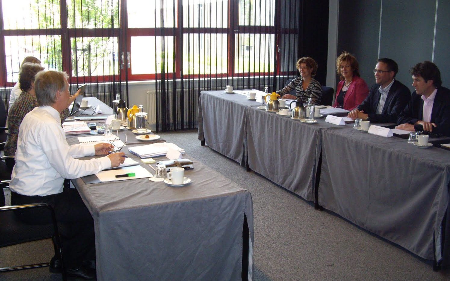 Accreditatiepanel in actie